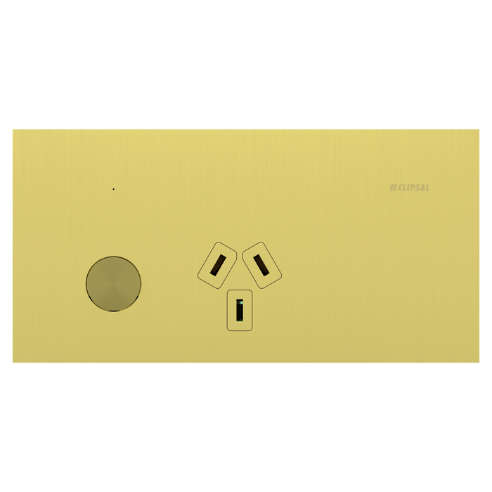 Clipsal Socket Sw Horiz Single Conn 10A 250V
