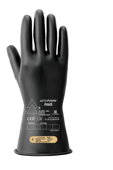 Balmoral Activarmr LV Glove Class 00 500V 11 Inch Black Ultra Lightweight #9