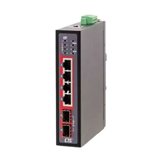 CTC Union 4 Port Fast Ethernet Managed Switch -40C~+75C