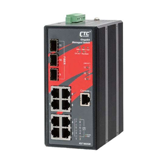 CTC Union 8 Port Gigabit Managed Switch -40C~75C