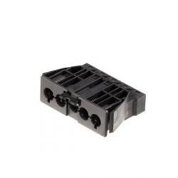 Wieland GST18i5 Male 5 Pole Panel Mount (Black)