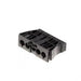Wieland GST18i5 Male 5 Pole Panel Mount (Black)