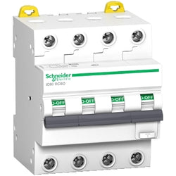 Schneider Electric A9 iC60 RCBO 4P C 32A 30mA A-SI 6000A