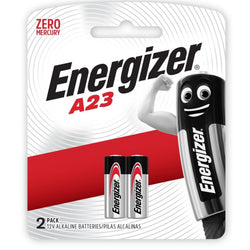 Energizer E000048600 Battery 12V A23 Alkaline 28.5 x 10.3mm 2 Pack