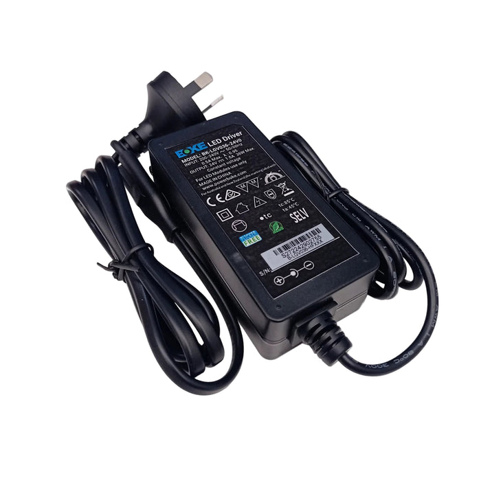 Boke PLUG AND PLAY 36W 24V 1.5A Boke Power Supply indoor use only