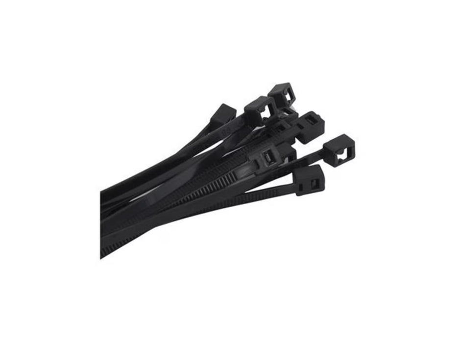 Transnet Cable Tie 160X2.5Mm Black 100 Pack