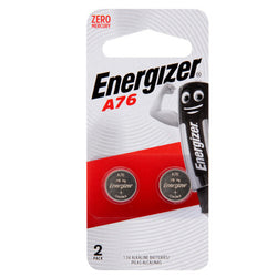 Energizer E303815600 Battery 1.5V A76 Button Alkaline 11.6 x 5.4mm 2 Pack