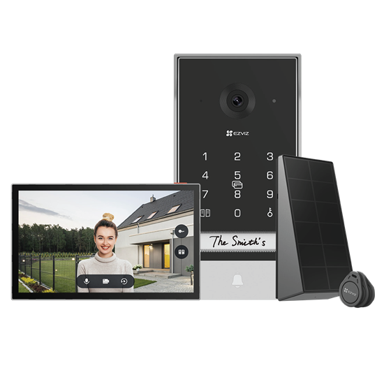 Ezviz Smart Home 2K Video Doorphone with Solar-powered