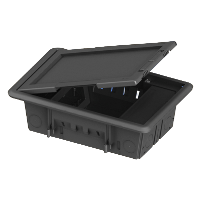 Gewiss 24SC Infloor Outlet Box 2-Compartment 10-Module Capacity