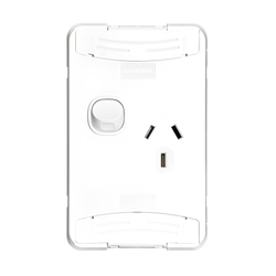 Tradesave Sleek 10A SingleVertical Power Point