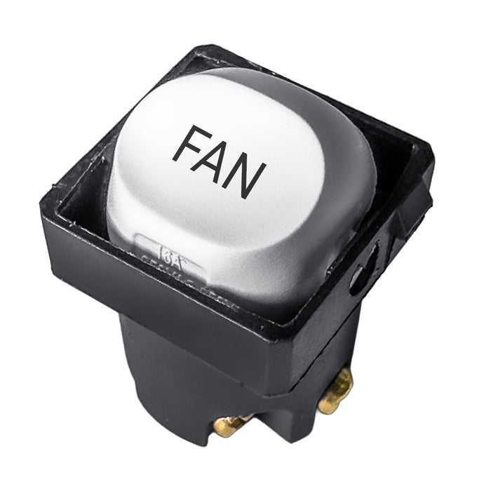 Tradesave Sleek 16A 2-Way Labelled FAN Mechanism
