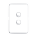 Tradesave Sleek 16A 2-Way Vertical 2 Gang Switch