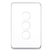 Tradesave Sleek 3 Gang Switch Plate ONLY