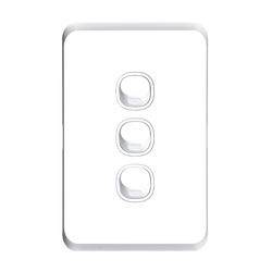 Tradesave Sleek 16A 2-Way Vertical 3 Gang Switch