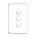 Tradesave Sleek 16A 2-Way Vertical 3 Gang Switch