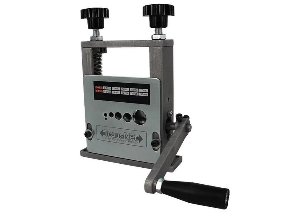 Transnet Cable Stripping Machine For Insulated Cable From 1-50mm2 - Manual Or Powerdrill Operated
