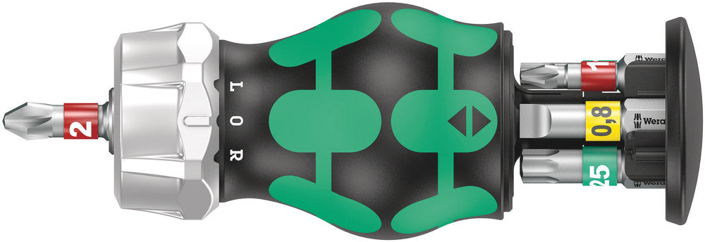 Sulco Kraftform Kompakt Ratcheting Screwdriver 6-in-1 Stubby