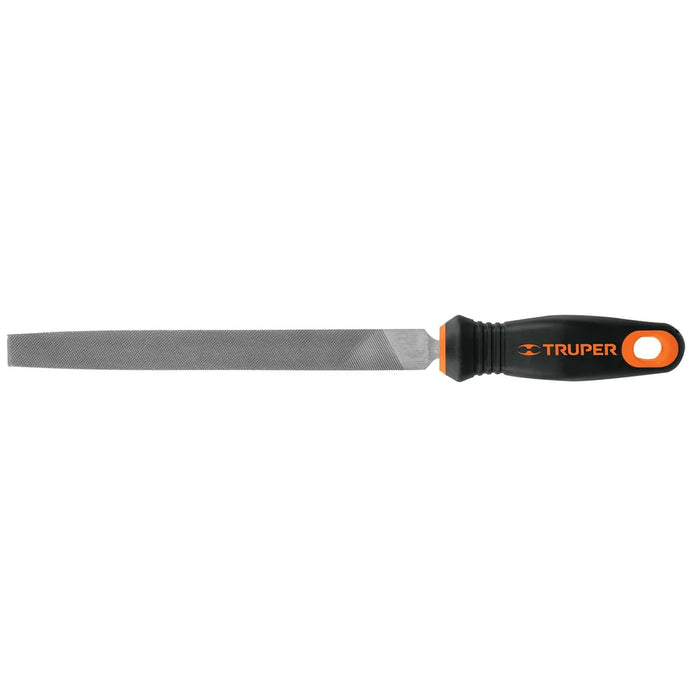 Truper Flat Bastard Cut File 200mm with Handle