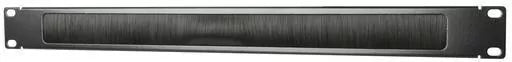 Rackpower Cable Manager 1RU Brush Entry