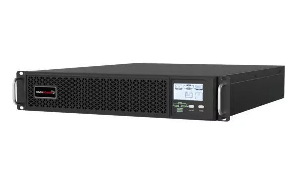 Rackpower 1kVA/kW Rack-Mounted Online Ups 2RU 1Phase 230V/50Hz Includes 3X 9Ah/12V Batteries