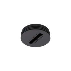 Halcyon Track 3 Circuit Ceiling Mount Adaptor 125mm diameter Spot/Flood-Black - fits T552