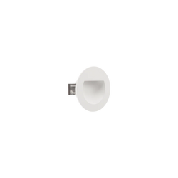 Halcyon Exterior Recess Stair Tread Round 3W 2700K 24V DC CV P65 White