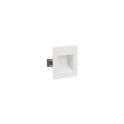 Halcyon LED Wall 3W 2700K 90mm Square Recessed White IP65 No Driver