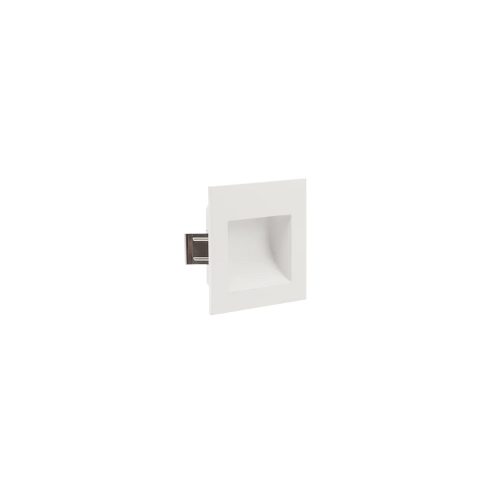 Halcyon LED Wall 3W 2700K 90mm Square Recessed White IP65 No Driver