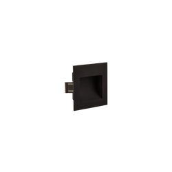 Halcyon LED Wall 3W 2700K 90mm Square Recessed Black IP65 No Driver