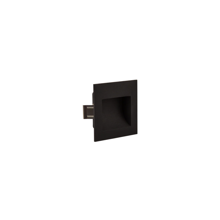 Halcyon LED Wall 3W 2700K 90mm Square Recessed Black IP65 No Driver