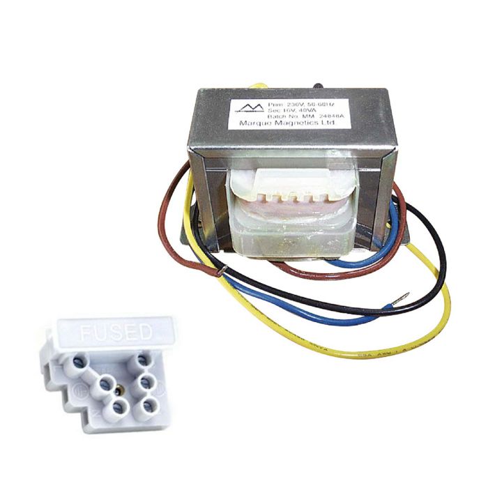 Marques Magnetics 16vAC 40VA Transformer with Fuse Block