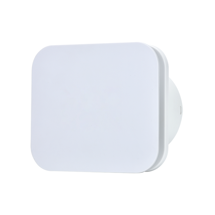 Ventair Edge DC Wall Fan Axial Continuous Select 100mm White