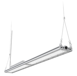 Evolve Slate Linear Highbay 150W/100W Switchable 4000K CRI80 90 degree distribution, Colour Grey 1-10V Dimming