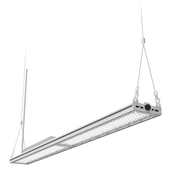 Evolve Slate Linear Highbay 150W/100W Switchable 4000K CRI80 90 degree distribution, Colour Grey 1-10V Dimming
