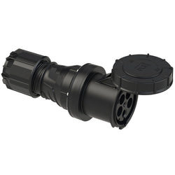 Emptec Connector 125Amp 5pole IP67 6h Black Twist