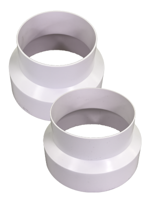 Vynco A/M Duct Reducers - 150-100mm (KIT)