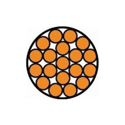 Nexans Cable 6mm Singlecore Aerial PVC Hard Drawn Copper