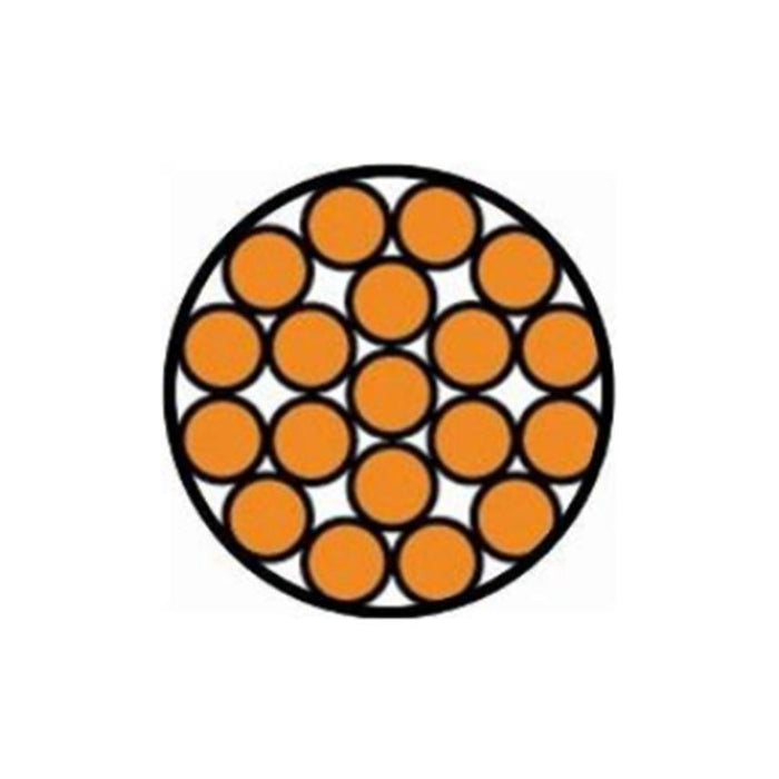 Nexans Cable 6mm Singlecore Aerial PVC Hard Drawn Copper