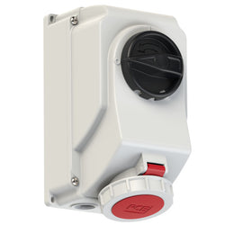 Emptec Socket 16Amp 5pole IP67 6h Switch interlocked Surface Mnt