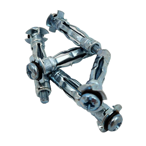 Black Smiths Hollow Wall Anchor 6x38mm Zinc 10pc