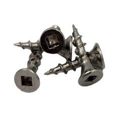 Black Smiths Screw Surefix 8Gx20mm Countersunk Square Stainless 200pc