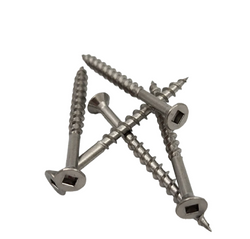 Black Smiths Screw Surefix 8Gx50mm Countersunk Square Stainless 100pc