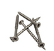 Black Smiths Screw Surefix 8Gx50mm Countersunk Square Stainless 100pc