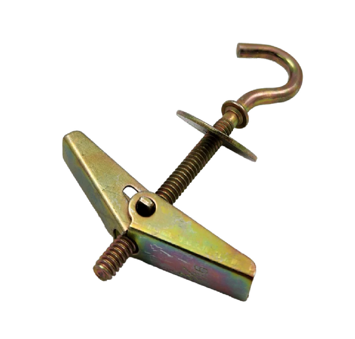 Black Smiths Spring Toggle 3/16x3" Cup Hook Zinc
