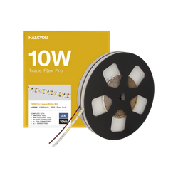 Halcyon Linear Tape Trade Flex Pro 24V DC 10W 1390lm/m 4000K CRI90 IP65 8mm