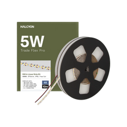 Halcyon Linear Tape Trade Flex Pro 24V DC 5W 675lm/m 4000K CRI90 IP65 8mm - Trade Kit 10m