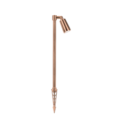 Halcyon Exterior Spike Spot Tall 7W 27K 24V DC CV Dim IP65 Copper - Driver Sold Separately