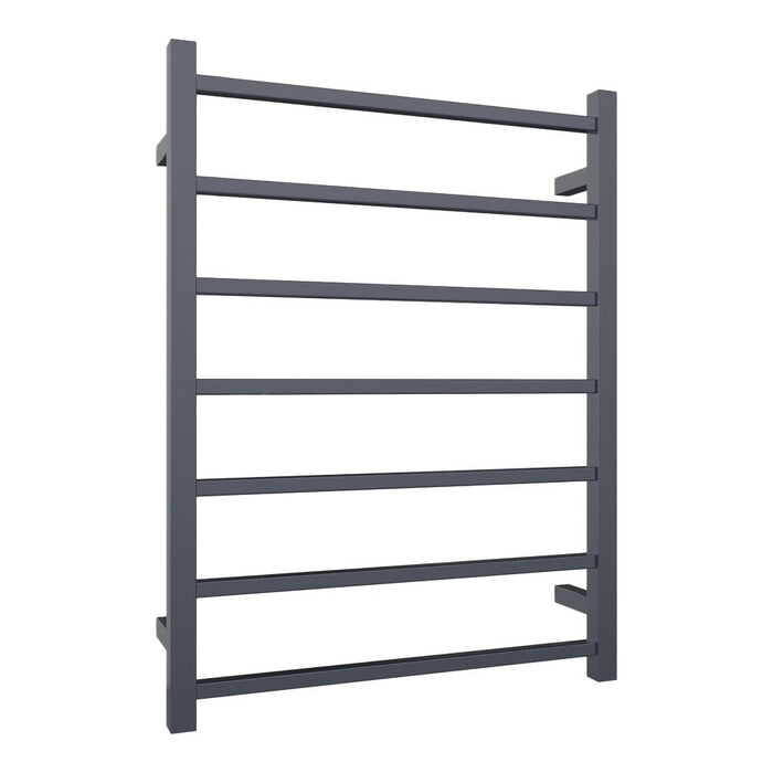 Newtech Towel Rail 7bar Square Ladder 800 x 600mm Gunmetal