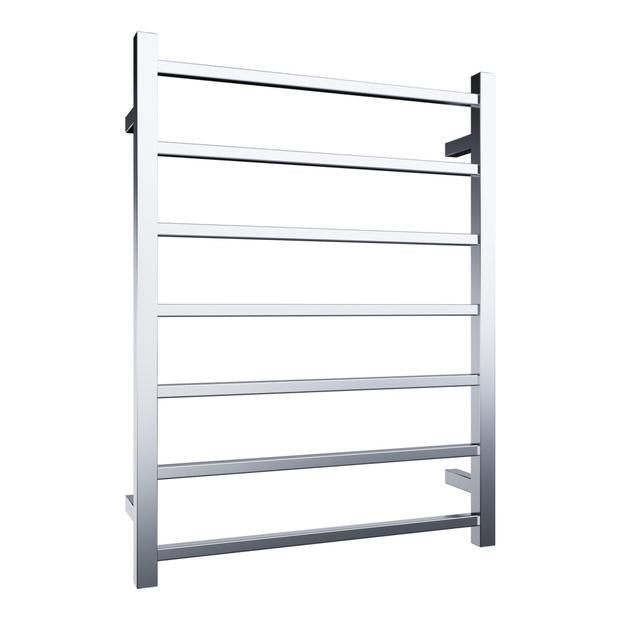 Newtech Towel Rail 7bar Square Ladder 800 x 600mm Brass