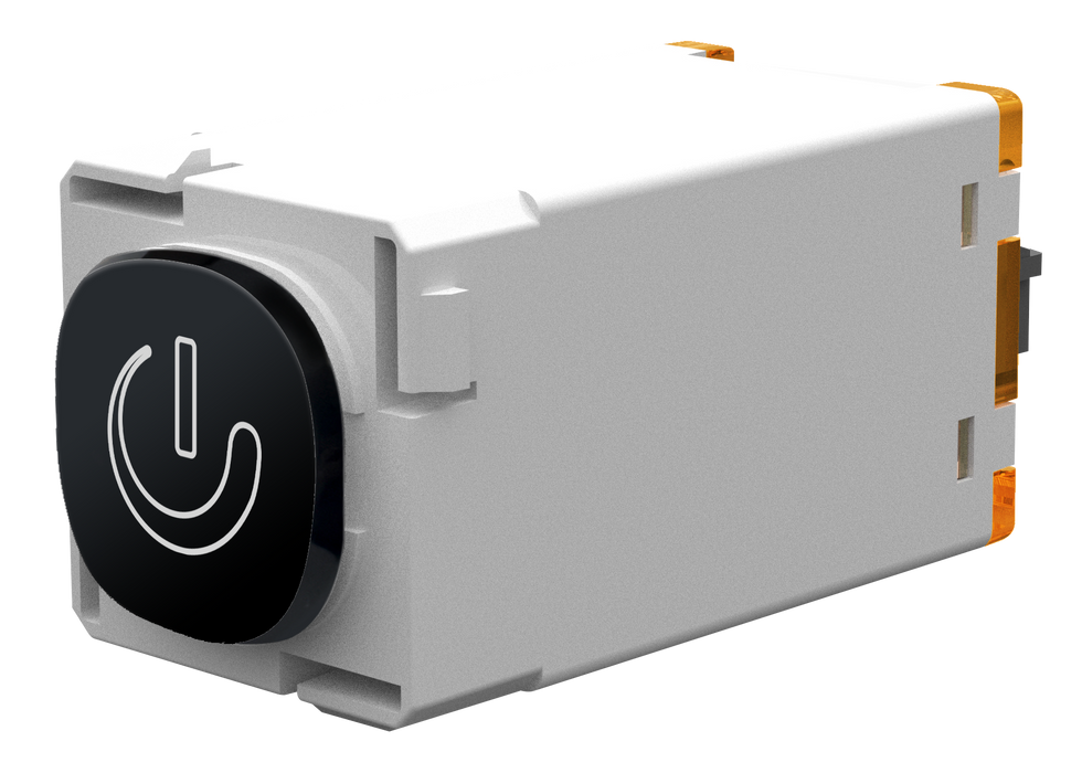 Vynco S/G Mech Dimmer Push Button Universal Black